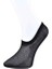 Siyah Kadın Görünmez Çorap 3 Çift 2