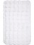 Premium Deri Taban, Yüksek Tüylü Yumuşak,bubble Post Banyo Paspası 2'li 100X60 - 60X50 cm - Beyaz 2