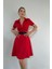 Kırmızı Kemerli Spor Elbise 2