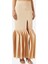 Slit Panel-Hem Maxi Kadın Etek, Bej 1