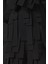 Multi-Rectangle Fringe Maxi Kadın Etek, Siyah 5