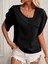 Kadın Kısa Kollu Yaka Ve Kol Detay Jesica Bluz 3