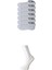Beyaz Erkek Görünmez Çorap 6 Çift 1
