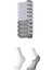 Gri ve Beyaz Erkek Görünmez Çorap 9 Çift 1