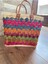 Doğal El Yapımı Hasır Plaj Çantası 30 x 30 cm 3