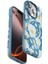 Onegif iPhone 14 Pro Max Flower Series Magsafe Kapak - Mavi 1