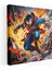 Sokak Kahramanı Graffiti Kanvas Tablo 1