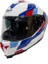 Kask Sway Sw 865 Tıtan White Blue Red Güneş Gözlüklü 2