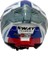 Kask Sway Sw 865 Tıtan White Blue Red Güneş Gözlüklü 5