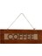 Rustik Ahşap Coffee Duvar Panosu 33X12CM Kafe, Mutfak 5