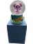 Stitch Müzikli Işıklı Püskürtmeli -10CM-8CM -Mavi Renk Kar Küre 2