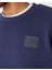 Silicon Badge (Bb) Crew Neck Erkek Lacivert Sweatshirt TB0A6HSQ4511 4