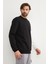 Respectıve Yazı Baskılı Renk Bloklu Sweatshirt 5