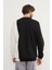 Respectıve Yazı Baskılı Renk Bloklu Sweatshirt 7