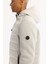 Erkek Gri Kapüşonlu Yaka Rüzgar Geçirmez Su İtici Comfort Fit Mont A52Y6155 7