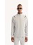 Erkek Açık Gri Fermuarlı Teknik Kumaş Regular Fit Sweatshirt A52Y1335 1