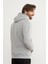 3 Iplik Keep Going Yazı Baskılı Kapüşonlu Oversize Sweatshirt 5