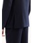 Erkek Lacivert Mono Yaka Bi-Stretch Hafif Çizgili Blazer Comfort Slim Fit Ceket A52Y4004 6