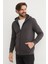 3 Iplik Fermuarlı Kanguru Cepli Sweatshirt 1