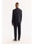 Erkek Siyah Bi-Stretch Teknik Kumaş Comfort Slim Fit Ceket A52Y4009 3