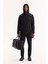 Erkek Siyah Kapüşonlu Fermuarlı Bi-Stretch Regular Fit Sweatshirt A52Y1332 9