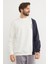 Respectıve Yazı Baskılı Renk Bloklu Sweatshirt 2