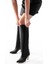SYT-2025 Siyah Cilt Günlük Kadın Çizme 3