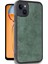 Newface iPhone 14 Kılıf Aras Deri Kapak - Koyu Yeşil 2