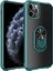 Iphone 11 Pro Kılıf Sert Silikon Dayanıklı Şeffaf Renkli Yüzüklü Mola Kapak 1