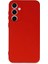 Newface Samsung Galaxy S24 Fe Kılıf Nano Içi Kadife Silikon - Kırmızı 4
