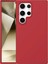 Newface Samsung Galaxy S24 Ultra Kılıf First Silikon - Kırmızı 1