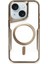 Newface iPhone 14 Kılıf Boyi Magsafe Silikon Kapak - Kahverengi 1