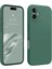 Newface iPhone 16 Plus Kılıf First Silikon - Koyu Yeşil 1