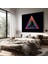 Pink Floyd Duvar Sanatı - Minimalist Prizma Kanvas Tablo - Sofistike Siyah Arka Plan 3