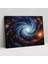 Kozmik Galaksi Yağlı Boya Tablosu - Dünya Kozmik Manzara Duvar Dekorasyonu Dönen Galaksiler 1