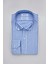 Regular Fit Paşa Yaka Çizgili Mavi Erkek Gömlek GMCZG3PS22400002_C35 3