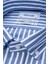 Regular Fit Paşa Yaka Çizgili Mavi Erkek Gömlek GMCZG3PS22400002_C35 4