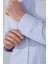 Uzun Kol Paşa Yaka Cepsiz Mavi Pamuk Erkek Gömlek GMCZG250086_D35 4