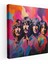 Pink Floyd Pop Art Grubu Üyeleri Kanvas Tablo - Ev Dekorasyonu Duvar Sanatı 1