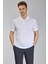 Polo Yaka Düğmeli Beyaz Erkek T-Shirt TS24Y24115_D01 3