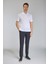 Polo Yaka Düğmeli Beyaz Erkek T-Shirt TS24Y24115_D01 4