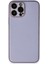 Newface iPhone 13 Pro Max Kılıf Coco Deri Silikon Kapak - Açık Lila 1