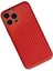 Newface iPhone 13 Pro Max Kılıf Coco Karbon Silikon - Kırmızı 2