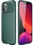 Newface iPhone 11 Pro Kılıf Auto Focus Karbon Kapak - Yeşil 1