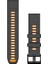 Quickfit 22 mm Yedek Kayış -Grafit/turuncu 1