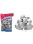 100'LÜ 12" Metalik Silver Gümüş Baskı Balonu 074911 1
