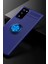 Newface Samsung Galaxy Note 20 Kılıf Range Yüzüklü Silikon - Mavi 2
