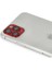 Newface iPhone 11 Pro Max Pers Alüminyum Kamera Lens - Kırmızı 3