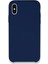 Newface iPhone Xs Max Kılıf Lansman Legant Silikon - Lacivert 1