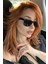 Parlak Siyah Wayfarer Model Kadın Güneş Gözlüğü 1